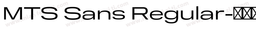 MTS Sans Regular字体转换
